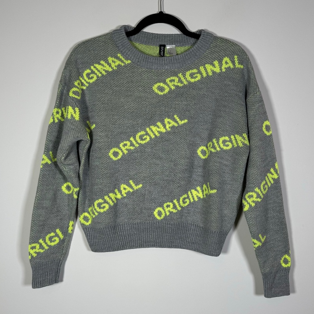 H&M "Original" Jacquard Knit Sweater